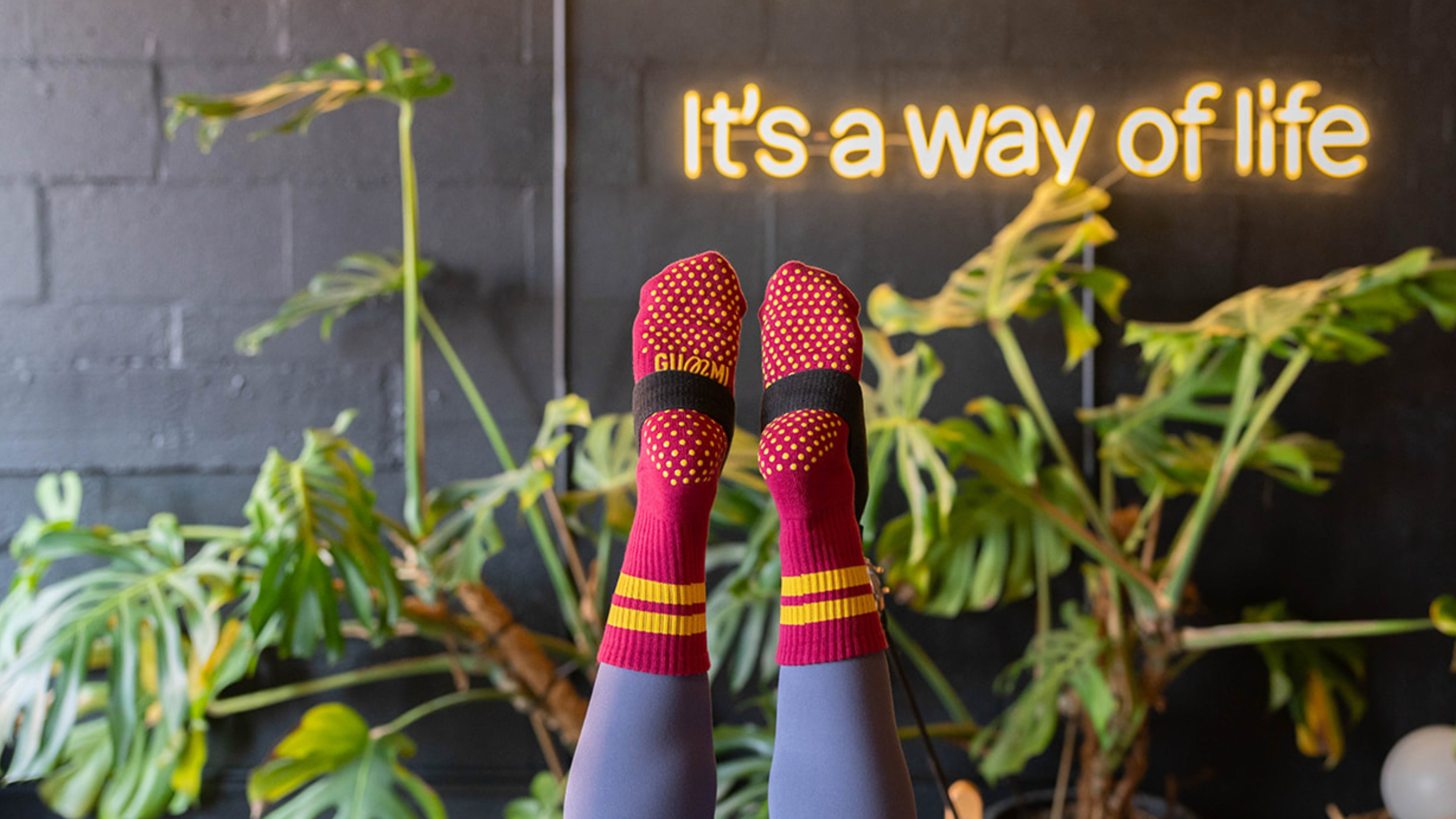 Twin Scoop Crew Grip Socks
