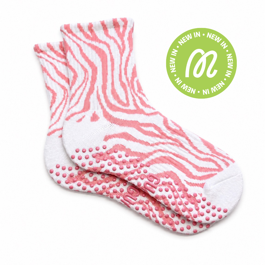 Candy Zebra Crew Sock