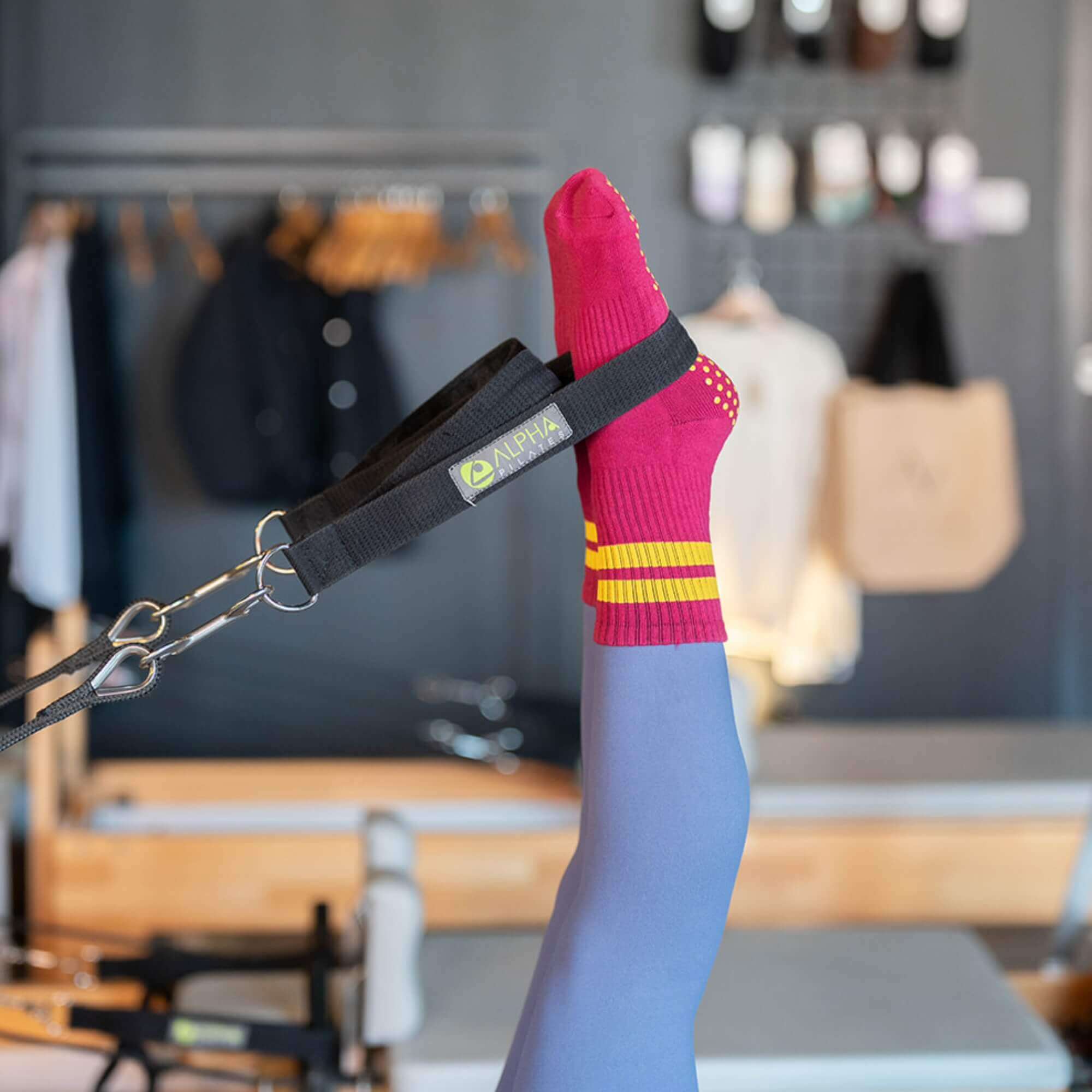 Blueberry Ripple | Blue Reformer Grippy Socks | Gummi Socks
